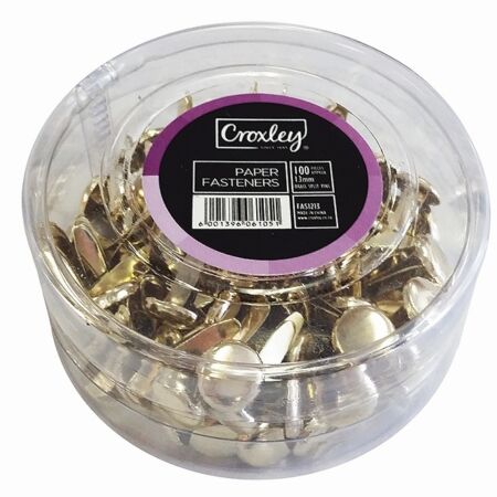 image | 073be6beb0079d1eb79804f45e3c0f3f 1 | CROXLEY 38mm Paper Fasteners Pack of 100's | Croxley SA