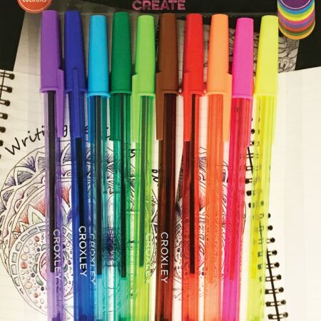 image | 07fdf0c0a679f10e0287484c4f032cfc | CROXLEY CREATE BallPoint Pen Fun Assorted Pack of 10 | Croxley SA