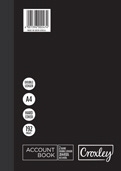 image | 0ef4f4794f09aff9379a869ade9365af | CROXLEY JD445 Account Book A4 Quarter Bound 192 Page Double | Croxley SA