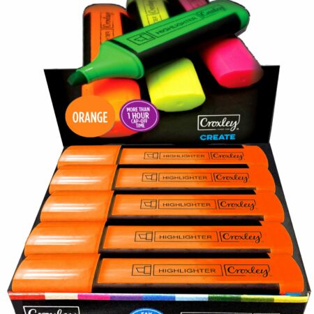 image | 20f8a46ab1324a24b20455e41cdabc68 scaled | CROXLEY CREATE Orange Highlighters | Croxley SA