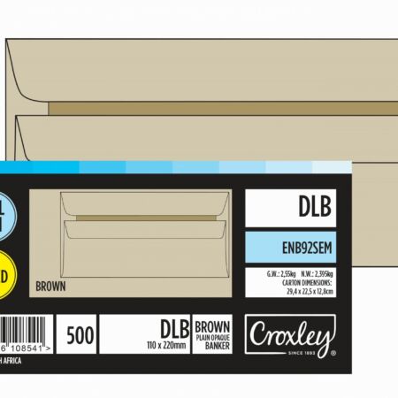 image | 3ec7c5f9bbaaf6139e97bf8b243b45e6 scaled | CROXLEY JD92SEM DLB (Banker) Brown Seal Easi Envelopes - Unb | Croxley SA