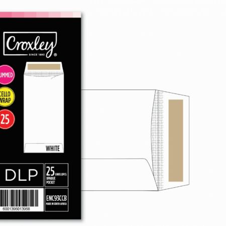 image | 439db9f8939495a9def4fb5273a1df23 scaled | CROXLEY JD93CCBC DLP (Pocket) White Gummed Envelopes - Cello | Croxley SA