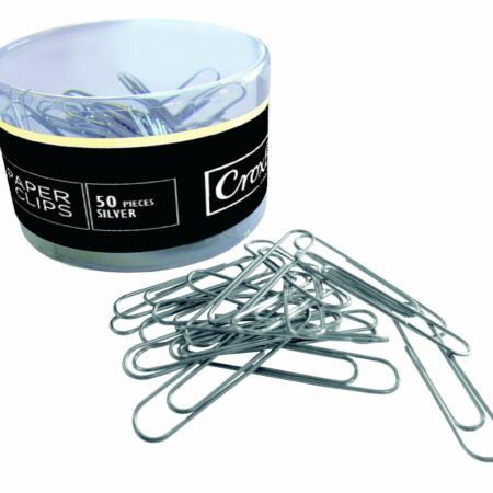 image | 4614d521db8536985be4e6e6e47c65b8 scaled | CROXLEY 78mm Silver Wavy Paper Clips Tub 50's | Croxley SA