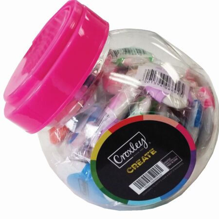 image | 4d914da01de613c021d7bb2442a09d91 | CROXLEY CREATE Ergo Grip Erasers in a jar of 50 | Croxley SA