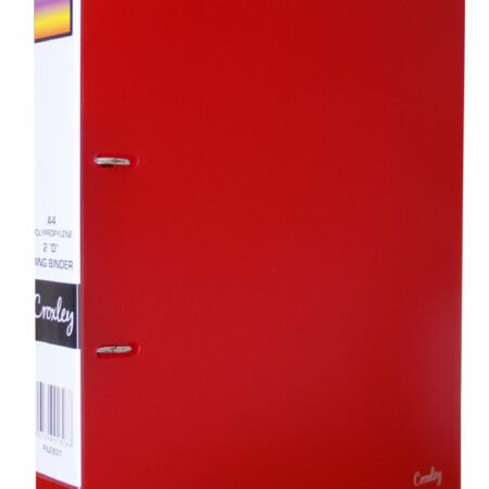 image | 6ed8c558ee50aae4a5e02eca1136805e scaled | CROXLEY 2D Polypropylene Ring Binder Red | Croxley SA