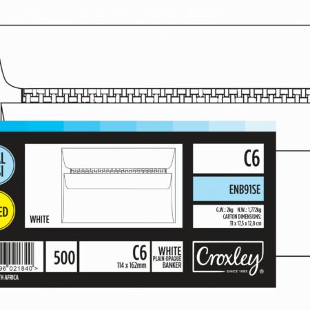 image | 7b6f990d64bd7cf05ff0a95a0084b7e1 scaled | CROXLEY JD 91SE C6 White Seal Easi Envelopes - Unbanded | Croxley SA