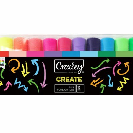 image | 882662b3c89eef0e03cce17df64ad840 scaled | CROXLEY CREATE Mini Highlighters Box 10 | Croxley SA