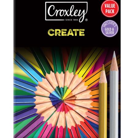 image | 89e3df44ccde37d2b822a2f08a064e2e | CROXLEY CREATE Wood Free Pencil Crayons (Wallet of 12 Assort | Croxley SA