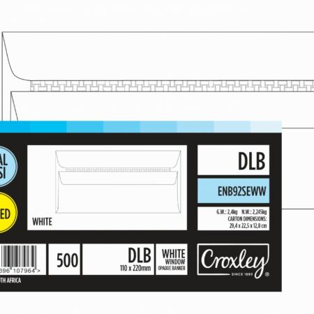 image | 8d3cd0944c510f7e006d1912f0ad7874 scaled | CROXLEY JD92SEWW DLB (Banker) White Window Seal Easi Envelop | Croxley SA