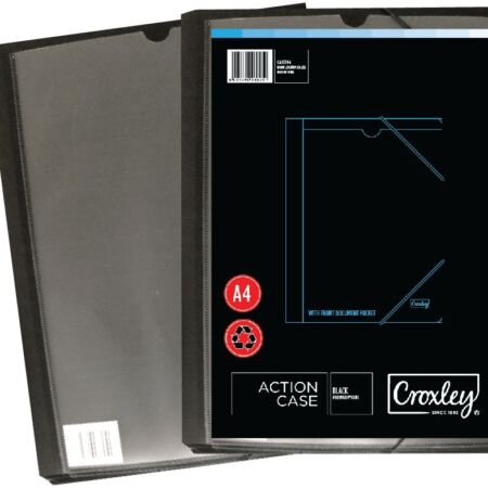 image | ab091d31b3308766268fcf32d1d16bfb | CROXLEY A4 Action Case Black | Croxley SA