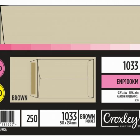 image | bbb35af6e8624de9c5242cbcd819f200 scaled | CROXLEY JD100KM 1033 Pocket Brown Gummed Envelopes - Unbande | Croxley SA