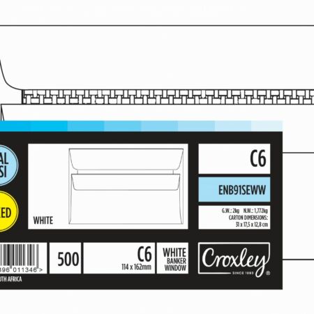 image | c5e0ed361f23353810e93f335274c708 scaled | CROXLEY JD91SEWW C6 White Window Seal Easi Envelopes - Unban | Croxley SA