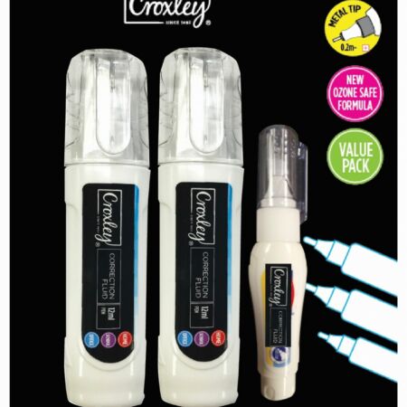 image | d5a3a8e344d102365aee2de66f1753d0 scaled | CROXLEY Correction Pens 12ml+12ml+4ml | Croxley SA