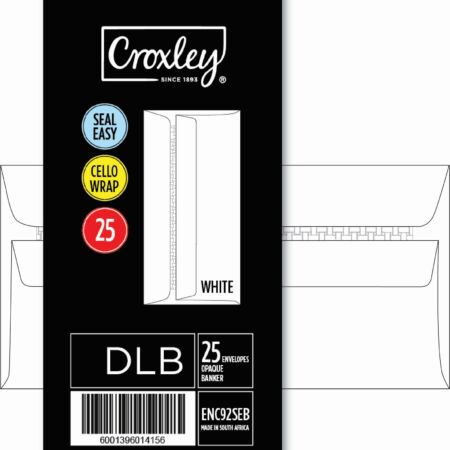 image | db70bb7870c78e26b8a45da154842873 | CROXLEY JD92SEBC DLB (Banker) White Seal Easi Envelopes - Ce | Croxley SA