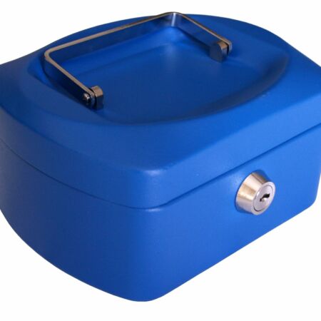 image | ef6c7770c1f3d287bd7e36ee414d9845 scaled | CROXLEY 6" Cash Box Blue | Croxley SA