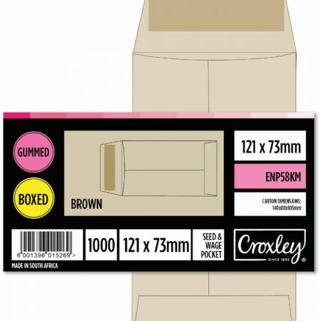 image | fe3d82163ea1d46a2c64910e6cd0ba6a scaled | CROXLEY JD58KM Seed And Wage Pockets Brown - No.58 - 121x73 | Croxley SA