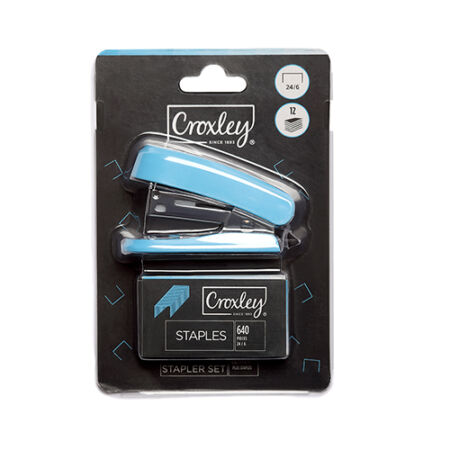 image | 0ebab953f8de5b960a80424ba670bcb6 | CROXLEY Stapler Mini Blue | Croxley SA