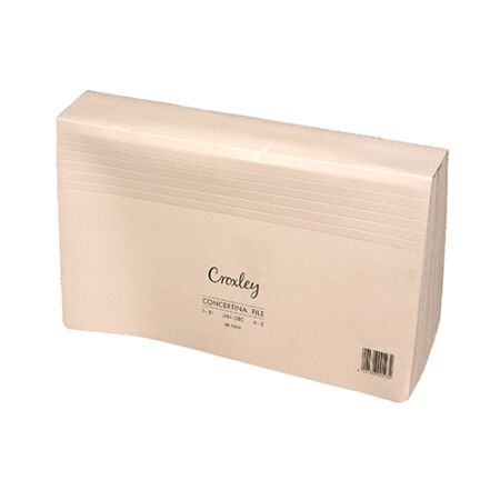 image | ea368f6cecf5027ddc3e0f89bfeed803 | CROXLEY JD1610 Concertina File Kraft 31 Compartment A-Z;1-31 | Croxley SA