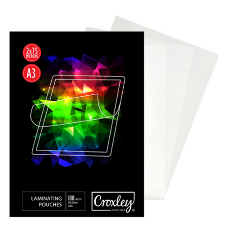 image | f029d0839c876ebe8eaaf7d77d0600aa | CROXLEY A3 Laminating Pouches 100 Sheets | Croxley SA