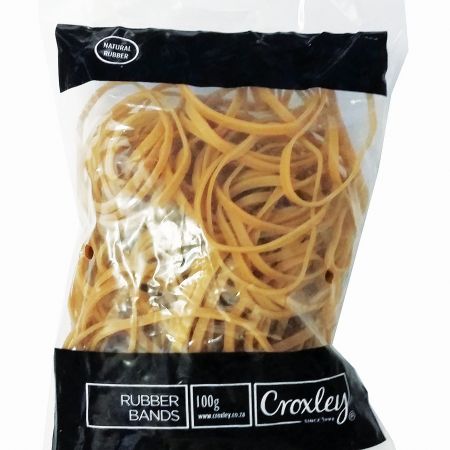 image | 00a1766045d2f120148561434d04d10f 1 | CROXLEY 75% Crepe Rubber Bands N0.8 Bag 100g | Croxley SA