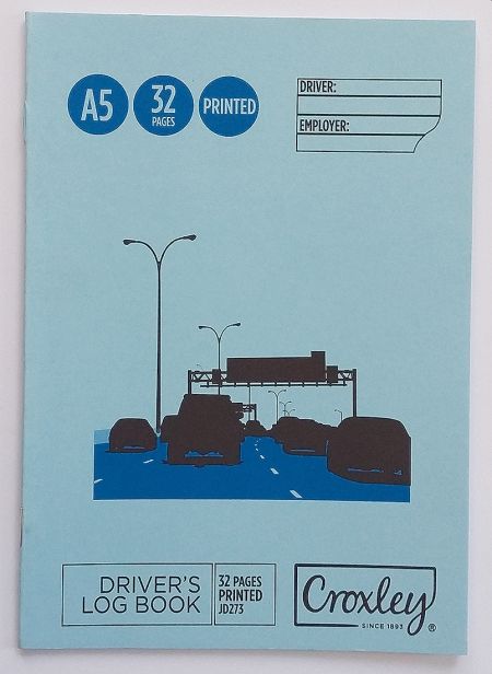 image | 12f9d0f685ddec45d8b529fc4314ab0c | CROXLEY JD273 Drivers Log Book 32 Page 210x148mm | Croxley SA