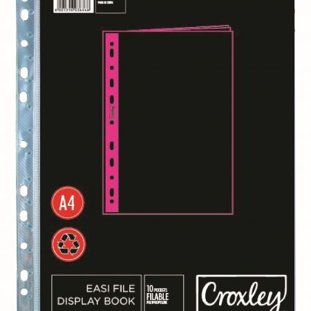 image | 36c55d64cdec0620fc73125a66268873 | CROXLEY Easi File - A4 - 10 Filing Pocket Book | Croxley SA