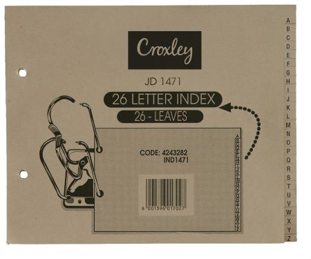 image | 4511ec575fba0d019ef6a5e4ce9310b7 scaled | CROXLEY Filing Index A-Z 26 Leaves | Croxley SA