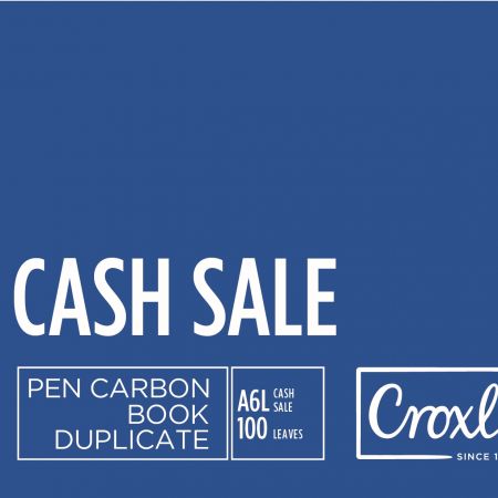 image | 49eb2d9bfae4ff1ce280b4a1f7526db2 | CROXLEY JD16CS Pen Carbon Cash Sale A6 Landscape 100 Page | Croxley SA