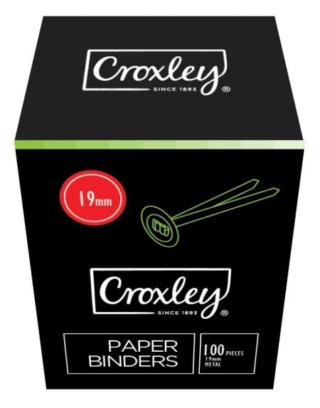 image | 4a81a10b98183975481dca7ed6f8e061 | CROXLEY 19mm Grip Binder Box100 | Croxley SA