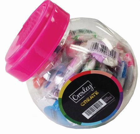 image | 4d914da01de613c021d7bb2442a09d91 | CROXLEY CREATE Ergo Grip Erasers in a jar of 50 | Croxley SA