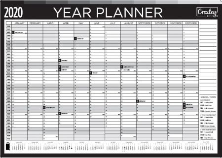 image | 520d69fe3838deb5bb21a61c9ba82365 | CROXLEY Year Planner With Marker | Croxley SA