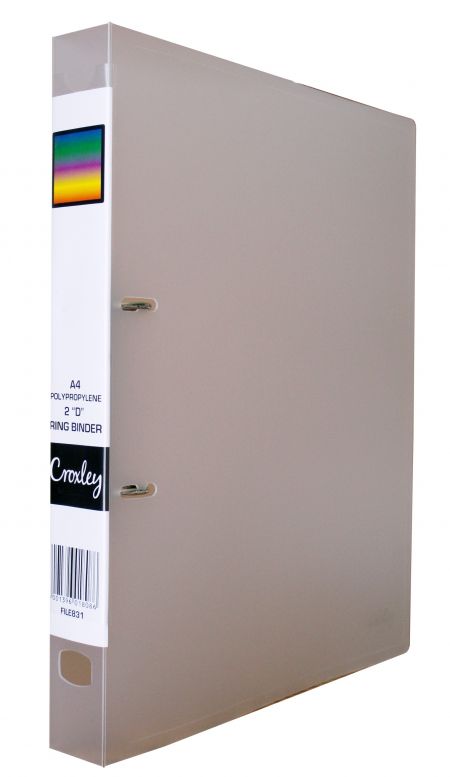 image | 5271f71582544083e29896f30e98eff6 scaled | CROXLEY 2D Polypropylene Ring Binder Clear | Croxley SA