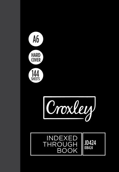 image | 5fdcc4831b0930269e785fae416dbfab scaled | CROXLEY JD424 A6 144 Page Index Through | Croxley SA