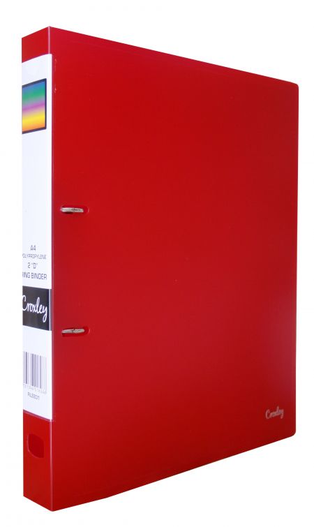 image | 6ed8c558ee50aae4a5e02eca1136805e scaled | CROXLEY 2D Polypropylene Ring Binder Red | Croxley SA