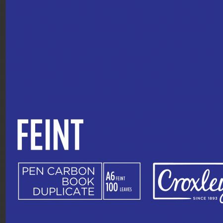 image | 771ab911308fdf83557f38f95183d2e4 | CROXLEY JD11 Pen Carbon Plain A6 Landscape 100 Page | Croxley SA