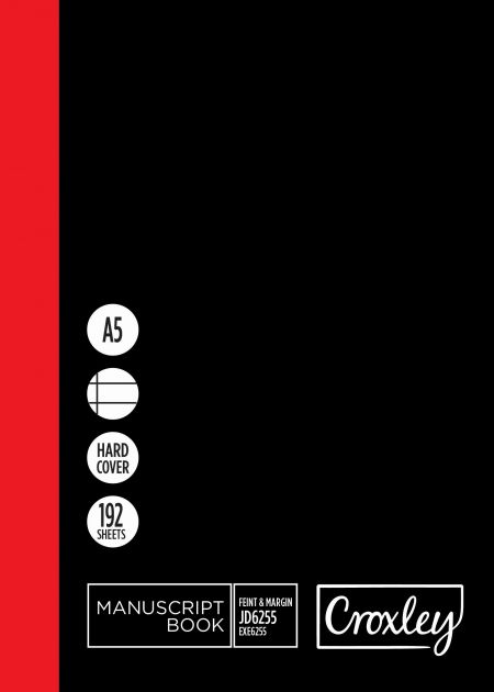image | 831fd73d6a00cbc697df3821ae45198b scaled | CROXLEY JD6255 A5 192 Page Feint & Margin | Croxley SA