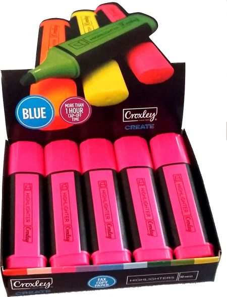 image | 8380349472636a49d7ddd47bfa138ac0 | CROXLEY CREATE Pink Highlighters | Croxley SA