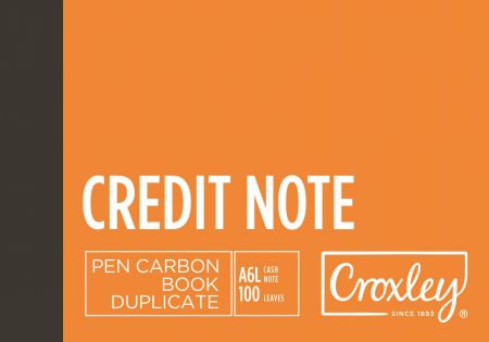 image | 8940109cb953d047553c0f7610d58d56 | CROXLEY JD16CN Pen Carbon Credit Note A6 Landscape 100 Page | Croxley SA