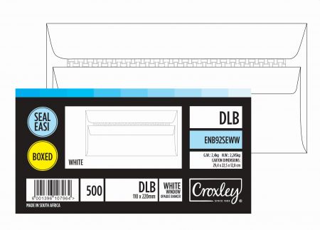 image | 8d3cd0944c510f7e006d1912f0ad7874 scaled | CROXLEY JD92SEWW DLB (Banker) White Window Seal Easi Envelop | Croxley SA