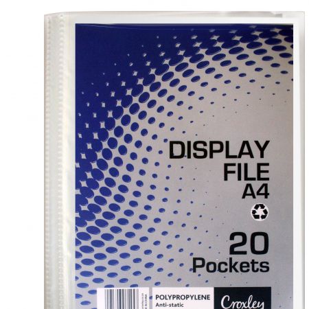 image | 93d63c407ec2fd4f9330145db3b1dac2 | CROXLEY Display File - A4 - 20 Pocket - Hard Case Cover | Croxley SA