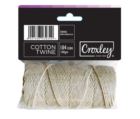 image | 97cb8a8bf8093608e3f82ce1d966dca0 | CROXLEY Cotton Twine 100gm 104 ball | Croxley SA