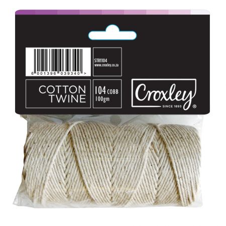 image | 97cb8a8bf8093608e3f82ce1d966dca0 | CROXLEY Cotton Twine 100gm 104 ball | Croxley SA