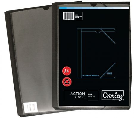 image | ab091d31b3308766268fcf32d1d16bfb | CROXLEY A4 Action Case Black | Croxley SA