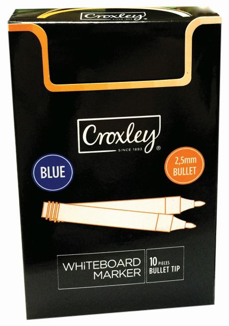 image | bf5dd087c7672eb287e94aa816ae690d | CROXLEY Whiteboard Marker - Blue | Croxley SA