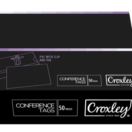 image | d0328142714f16e4024708c880445dab | CROXLEY PVC Conference Tags Clear Box 50's | Croxley SA