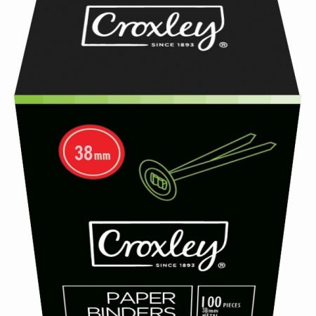 image | d92a5e99c6ca677f7be19ce1bb9e2cee | CROXLEY 38mm Grip Binder Box100 | Croxley SA