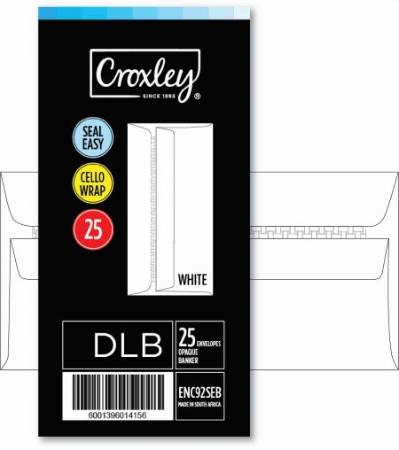 image | db70bb7870c78e26b8a45da154842873 | CROXLEY JD92SEBC DLB (Banker) White Seal Easi Envelopes - Ce | Croxley SA