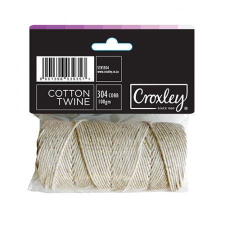 image | e0cac06c4d43389e6fb32874051fc8fc | CROXLEY Cotton Twine 100gm 304 ball | Croxley SA