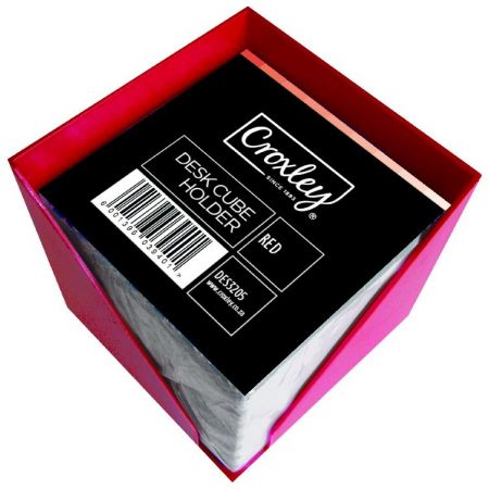 image | eae765b0570ddd3c71b640f78db45688 1 | CROXLEY Desk Cube Holder (Red) | Croxley SA