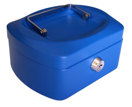 image | ef6c7770c1f3d287bd7e36ee414d9845 scaled | CROXLEY 6" Cash Box Blue | Croxley SA